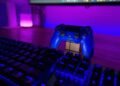 Video game controller and illuminated keyboard